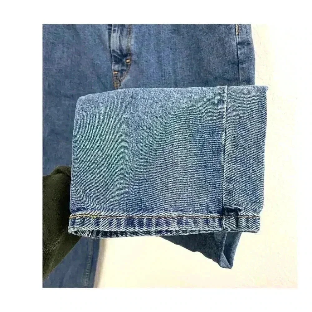 Levi Strauss 505 Straight Leg Regular Fit Medium Wash Denim Jeans 36x30‎ Men's